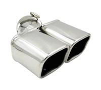 CRJIMX Silenciador De Escape De Acero Inoxidable Para Coche, Tubo De Escape Para N&issan Para Qashqai Accesorios Para Automóviles 1 Unidad(Plata)