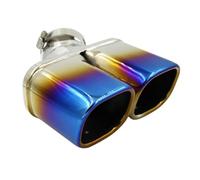 CRJIMX Silenciador De Escape De Acero Inoxidable Para Coche, Tubo De Escape Para N&issan Para Qashqai Accesorios Para Automóviles 1 Unidad(Azul)