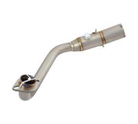 CRJIMX Silenciador De Escape De Motocicleta Para FORZA300 Para FORZA350 NSS350 2018-2023 Tubo De Enlace Central Delantero De Aleación De Titanio Deslizante(Acero inoxidable C)