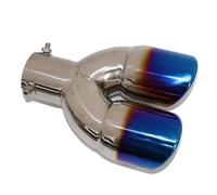 CRJIMX Silenciador De Escape Exterior De Acero Inoxidable Para Hyundai Tucson 2015 2016 2017 2018 1 Unidad(Azul,Round)