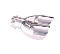 CRJIMX Silenciador De Escape Exterior De Acero Inoxidable Para Hyundai Tucson 2015 2016 2017 2018 1 Unidad(Plata,Round)