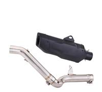 CRJIMX Silenciador De Escape Para Motocicleta Con Conector Deslizante Para B&MW F750 F850 F 750 850 GS ADV F750GS F850GS 2018-2021(Style E)