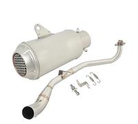 CRJIMX Silenciador De Escape Para Motocicleta Para MSX125SF Para GROM125SF MSX125 Para GROM 125 Modificado Tubo De Enlace Central(Style E)