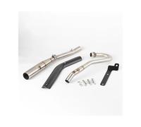 CRJIMX Sistema De Escape Completo Motocicleta Para Cross Para Cub110 CC110 2018 2019 2020 2021 2022 2023 Silenciador Delantero Modificado(Estilo A)
