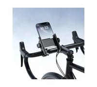 CRJIMX Soporte de Teléfono para Moto Amigable con Cámara Bloqueo 1s Abrazo Manillar Bicicleta Patinete(Handblebar)