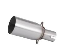 CRJIMX Tubo De Escape Para Motocicleta Compatible Con Adaptador De 28-45 Mm Y Tubo De Enlace Central De 51 Mm Accesorios Modificación Acero Inoxidable(33mm-51mm)