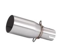 CRJIMX Tubo De Escape Para Motocicleta Compatible Con Adaptador De 28-45 Mm Y Tubo De Enlace Central De 51 Mm Accesorios Modificación Acero Inoxidable(32mm-51mm)