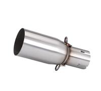CRJIMX Tubo De Escape Para Motocicleta Compatible Con Adaptador De 28-45 Mm Y Tubo De Enlace Central De 51 Mm Accesorios Modificación Acero Inoxidable(35mm-51mm)