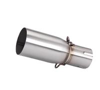 CRJIMX Tubo De Escape Para Motocicleta Compatible Con Adaptador De 28-45 Mm Y Tubo De Enlace Central De 51 Mm Accesorios Modificación Acero Inoxidable(38mm-51mm)