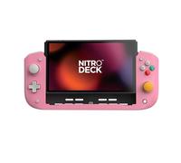 CRKD Nitro Deck - Professional Handheld Controller Deck with Zero Stick Drift for Nintendo Switch and Switch OLED (Retro Pink - Nostalgia Collection)