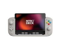 CRKD Nitro Deck - Professional Handheld Controller Deck with Zero Stick Drift for Nintendo Switch and Switch OLED (PAL Grey - Nostalgia Collection)