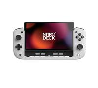 CRKD Nitro Deck (White) Standard Edition For Nintendo Switch & OLED Model - Built for Comfort - Speed - With ZERO Stick Drift