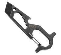 CRKT Pryma Multitool de acero inoxidable: Multiherramienta de metal EDC compacta y ligera con palanca de palanca, llave hexagonal, abrebotellas, rompebotellas y mosquetón 9011