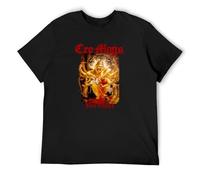 CRO-Mags Best Wishes Print Unisex T-Shirts Men tee Cotton Tops Black Shirt XXL