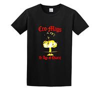 CRO Mags Punk Rock Thrash Band The Age of Quarrel Unisex 100% Cotton Short-Sleeve T-Shirts Black XXXL