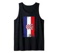 Croacia Bandera Balcanes Nación Europa Viajes Camiseta sin Mangas