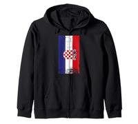 Croacia Bandera Balcanes Nación Europa Viajes Sudadera con Capucha