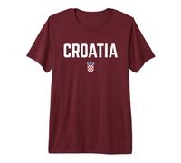 Croacia Bandera | Hombres Mujeres Niños Croacia Camiseta Premium