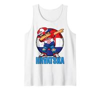 Croacia Dabbing Boy Croata Bandera Camiseta sin Mangas