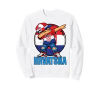 Croacia Dabbing Boy Croata Bandera Sudadera