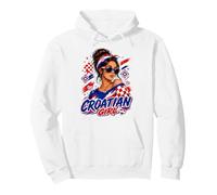 Croacia Mujer Niña Sudadera con Capucha