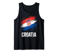 Croacia Niños Niños Niñas Hombres Mujeres Croacia Croata Camiseta sin Mangas