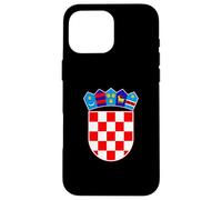 Croatia Flag and Coat of Arms Zagreb Dubrovnik Carcasa para iPhone 16 Pro MAX