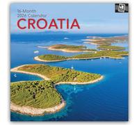 Croatia - Kroatien 2026- 16-Monatskalender: Original The Gifted Stationery Co. Ltd [Mehrsprachig] [Kalender]