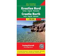 Croatia North - Istria - Zagreb - Slavonia Road Map 1:200 000 (Map)