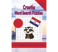 Croatia Word Search Puzzle: 50+ Puzzles Word Search Easy to Read about Croatia and More | 6x9 inches, 110 pages | Gift for Croatia, Countries & Traveling Lover