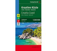 Croazia costa 1:200.000: Wegenkaart Schaal 1 : 200.000, Dubrovnik (Auto karte)