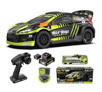 CROBOLL RLAARLO 1/10 Brushless RC Coche para adultos con Gyro, Max 80 km/h Rally Coche de Rally Rápido, 2.4GHz All Terrain RC Drift coche a distancia