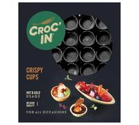 CROC’IN - Tartaletas para Rellenar Black - Base de tartaleta para Pastelería o Aperitivos - Elaboración Artesanal & Vegana - 60 unidades