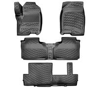 Croc Liner Alfombrillas Delanteras y traseras para Todo Tipo de Clima, Ajuste Personalizado, Compatible con GMC Yukon XL/Yukon Denali XL (Asiento de Banco / 8 Asientos) / 2021-2023