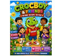CrocBoy & Friends Good Habits Activity Book for Kids: Coloring Pages, Mazes, Puzzles, Confidence Building, Kindness, Safety, Civic Sense, Environment & Fun Learning Activities for kids