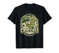 Croccoli Funny Food Juego de Palabras Cocodrilo Brócoli Veggie Camiseta