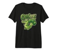 Croccoli Funny Food Juego de Palabras Cocodrilo Brócoli Veggie Camiseta Premium
