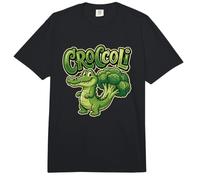 Croccoli Funny Food Juego de Palabras Cocodrilo Brócoli Veggie Comfort Colors Adult Heavyweight T-Shirt