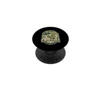 Croccoli Funny Food Juego de Palabras Cocodrilo Brócoli Veggie PopSockets PopGrip Adhesivo