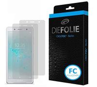 Crocfol Película Sony Xperia XZ2 Compact: 2X Película Protectora DIEFOLIE, 1x Cristal Líquido DASFLÜSSIGGLAS (1. Fullcover)