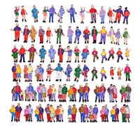 Croch P100W Trenes Modelo 1:87 figuras pintadas HO TT (100pcs)