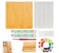 Crochet | 9.25x9.25in Wooden Knitting Base,Wooden Mat, Mats Backing Is A Game-changer For Crocheters. Perfectly Designed For MaStretching Knitting Projects