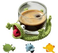 Crochet Animal Coasters Pop Up, Animal Splat Coasters (#3)