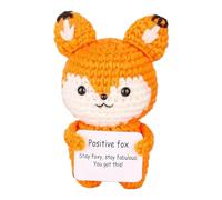 Crochet Animal - Crochet Plushie | Crochet Toy | Crochet Emotional Support Animal | Handmade Emotional Support Animal Inspirational | Stress Relief Animal Crochet Doll For Men Women Animal Lovers