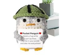 Crochet Animals - Animal Crochet Kit | Funny Positive Doll | Creative Worry Dolls with Affirmation Cards Potato with Positive Affirmation Cards for Kids Children Friends Crochet Cartoon