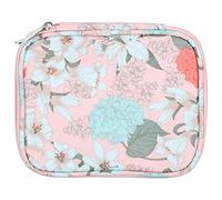 Crochet Bag Sewing Storage Organizer Double Sided Zipper Handmade Oxford Cloth Knitting Needle Organizing Packet For Mother Grandma Aunt Lady Environmental 600D Oxford Cloth 17.5 (Bolsa rosa vacía)