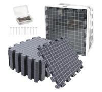Crochet Blocking Board - Interlocking Square Pegs EVA Grid Kit | EVA Foam Blocking Board with Interlocking Peg Design, Knitting Grid for Beginners, Adults, Craft Hobbyists, and Workshops