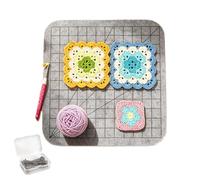 Crochet Blocking Mats - Felt Crocheting Supplies with Gridlines