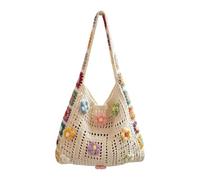 Crochet Boho Handbag - Handmade Knit Bohemian Style, Women Fashion Bag | For Dating Commuting Beach Travel Vacation Music Festival Birthday Use, Boho Crochet Bag, Knit Purse Handbag, Handmade Fashion