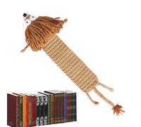 Crochet Bookmarks Handmade - Funny Knitted Page Marker, Cute Animal Reader Gift | Creative Classroom Reading Accessories Kids Teens, Adorable Handmade Yarn Craft Bookmark Design for Girls Boys Christm